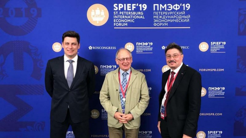 Bee Pitron delegation at SPIEF-2019
